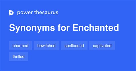 enchant synonym|enchantment synonyms thesaurus.